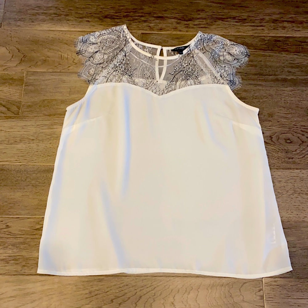 White lace top